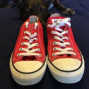 Red Converse All Stars